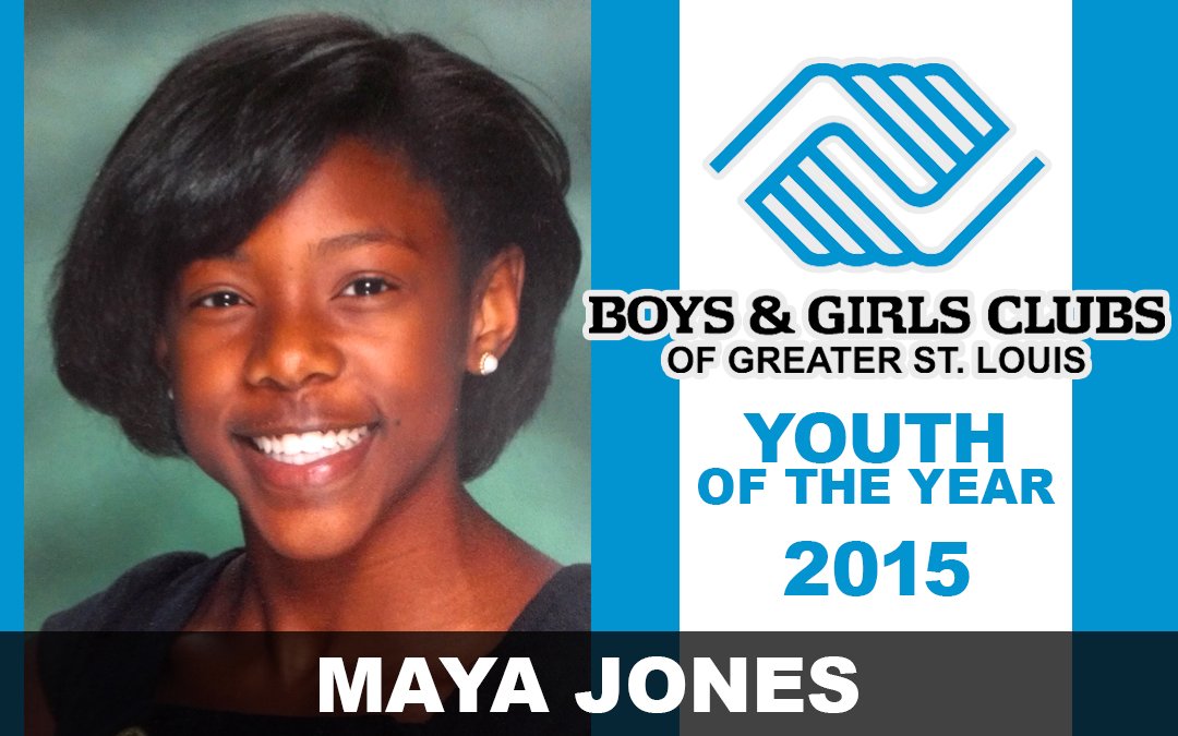 2015 Youth of the Year Winner, Maya Jones