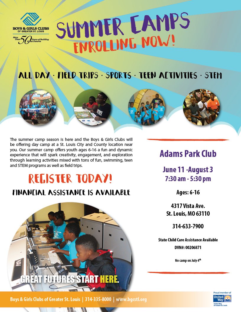 Summer Camp Boys & Girls Clubs