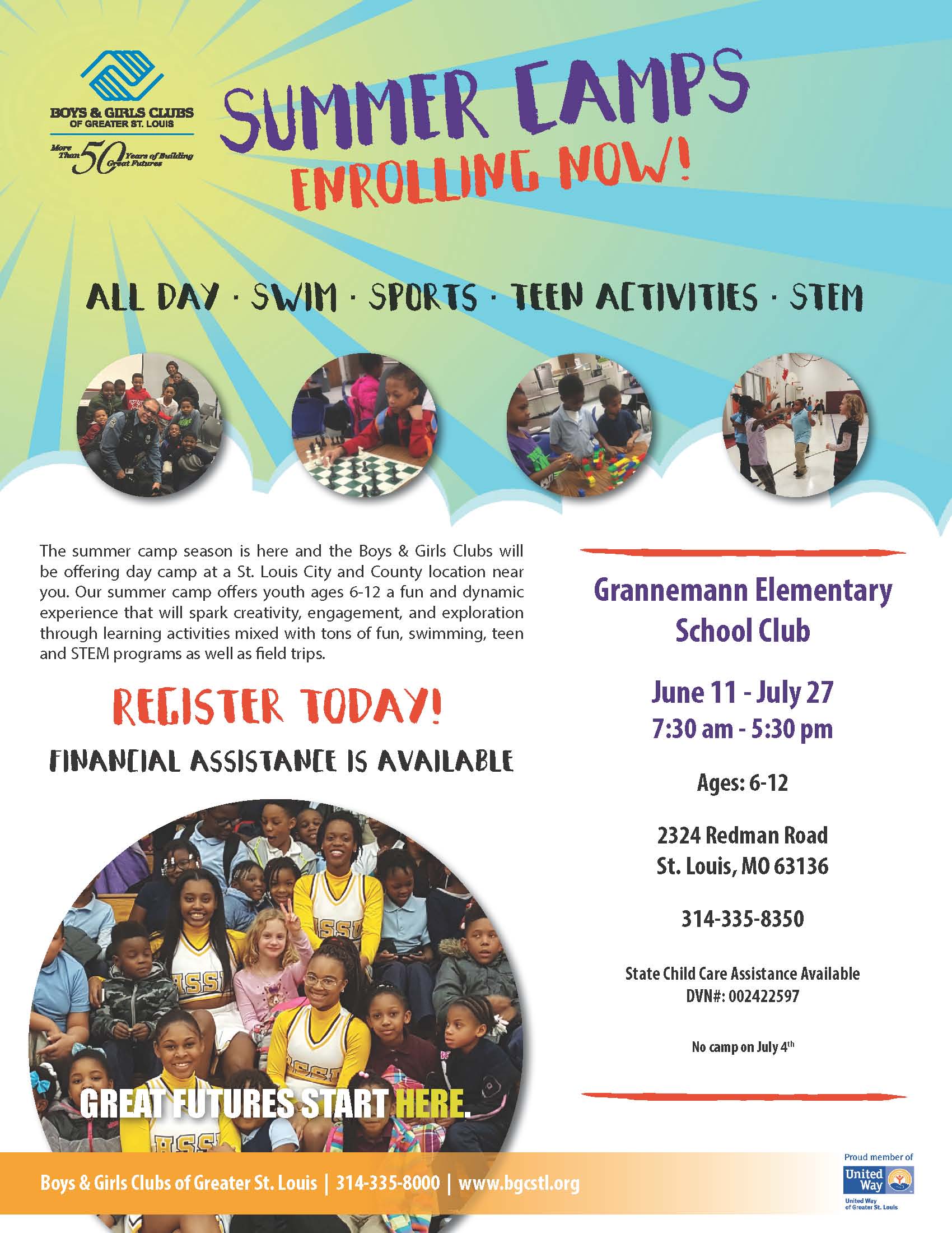Summer Camp Boys & Girls Clubs