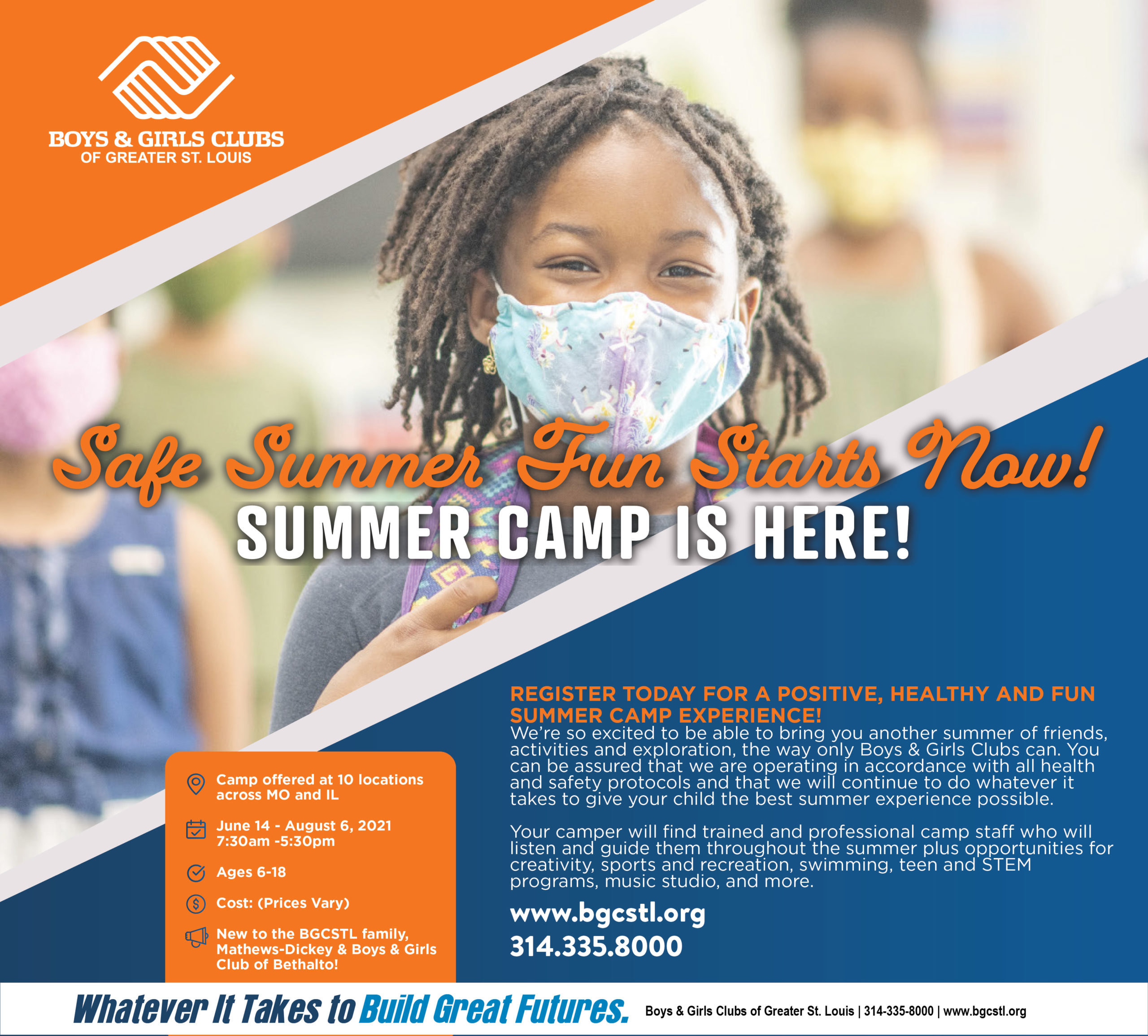 Summer Camp Boys Girls Clubs Of Greater St Louis